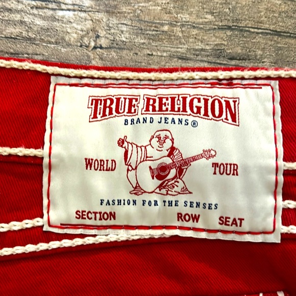Red True Religion Jeans - Picture 5 of 6